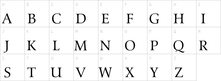 Uppercase characters