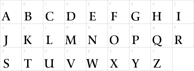 Uppercase characters