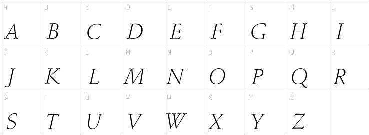 Uppercase characters