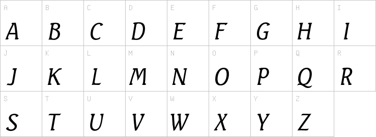 Uppercase characters