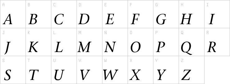 Uppercase characters