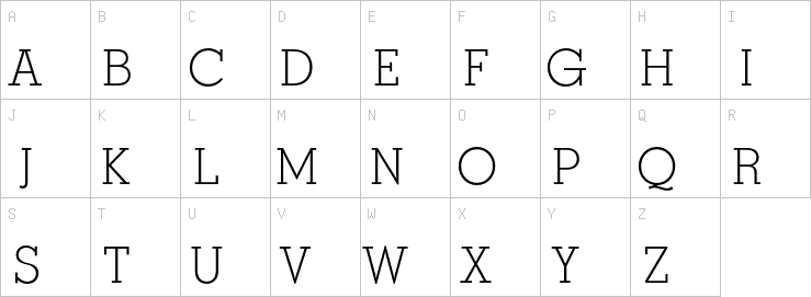 Uppercase characters
