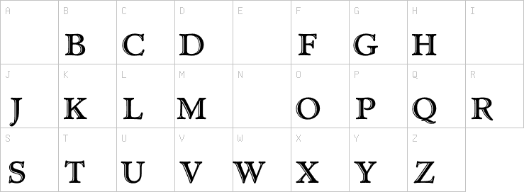 Uppercase characters