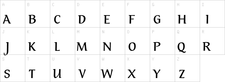 Uppercase characters