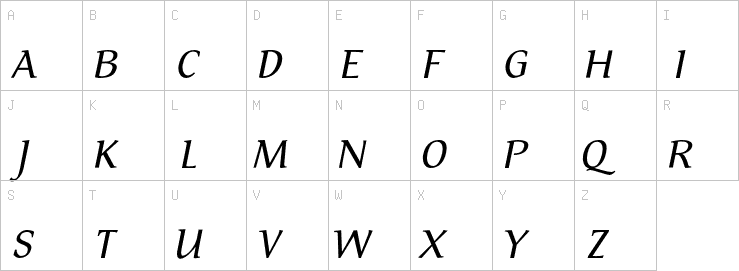 Uppercase characters