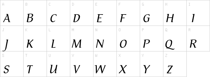 Uppercase characters