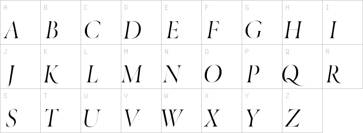 Uppercase characters