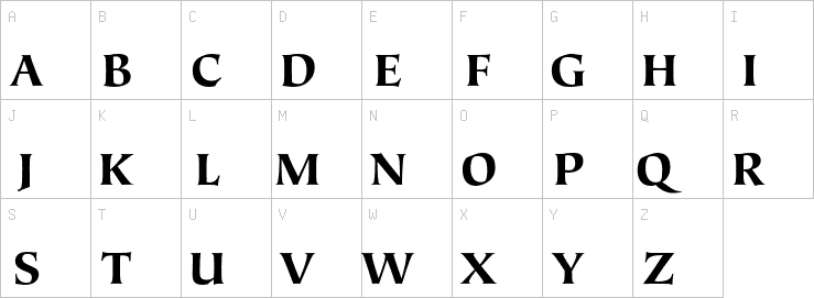 Uppercase characters