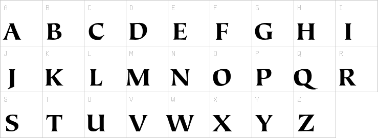 Uppercase characters
