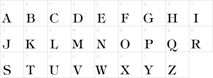 Uppercase characters
