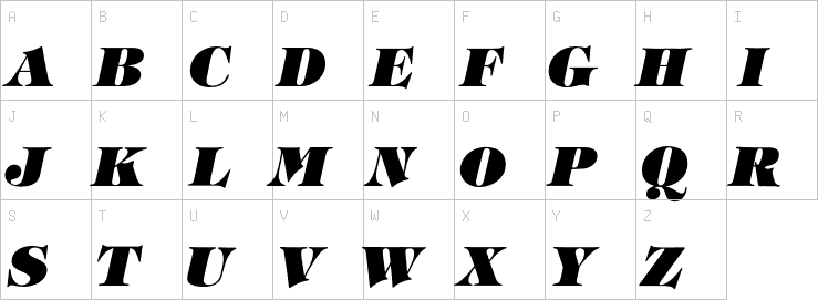 Uppercase characters