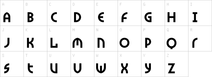Uppercase characters