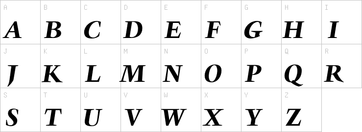 Uppercase characters