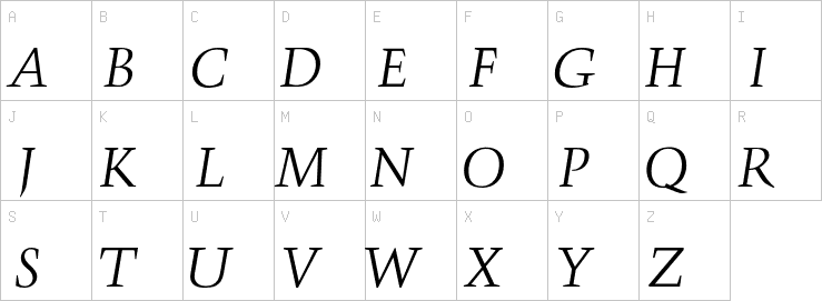 Uppercase characters