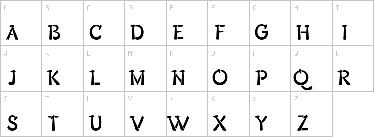 Uppercase characters