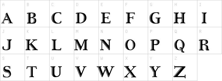 Uppercase characters