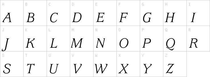 Uppercase characters