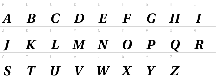 Uppercase characters