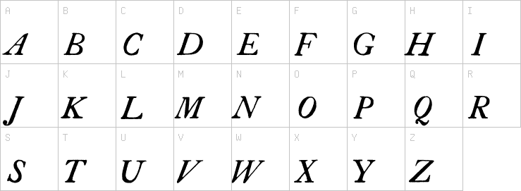 Uppercase characters