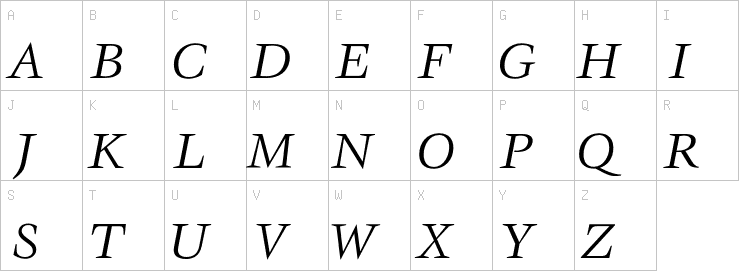Uppercase characters