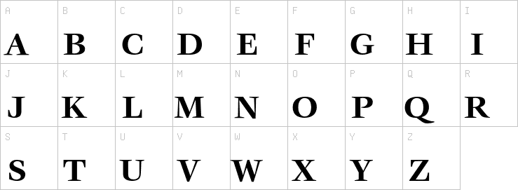Uppercase characters