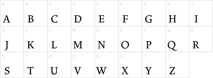Uppercase characters