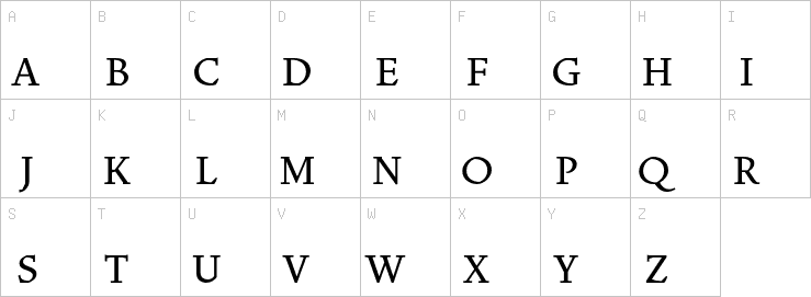 Uppercase characters