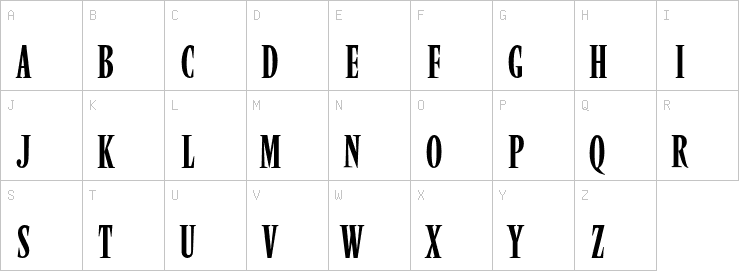 Uppercase characters