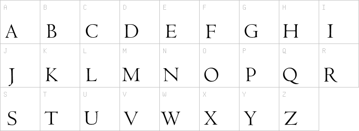 Uppercase characters