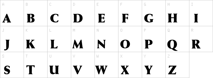 Uppercase characters