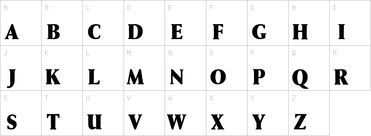 Uppercase characters
