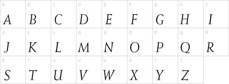 Uppercase characters