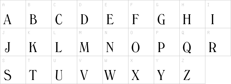 Uppercase characters