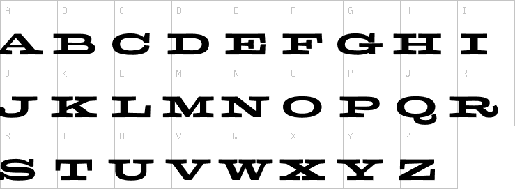 Uppercase characters
