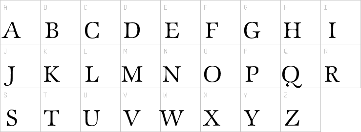 Uppercase characters