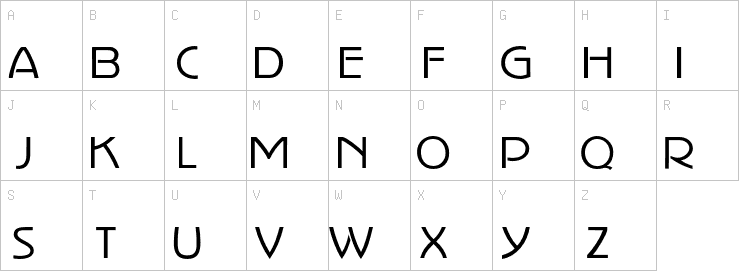 Uppercase characters