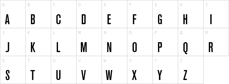 Uppercase characters