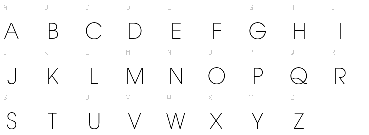 Uppercase characters