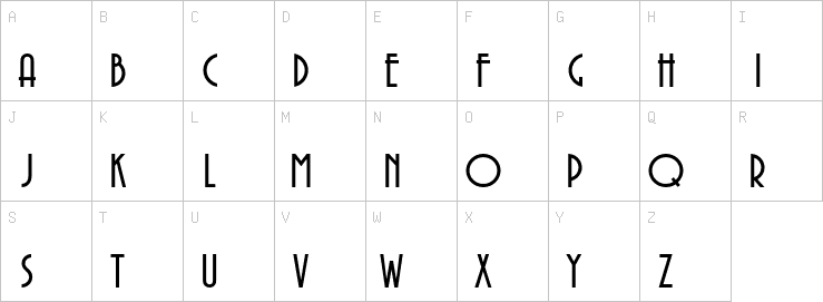 Uppercase characters