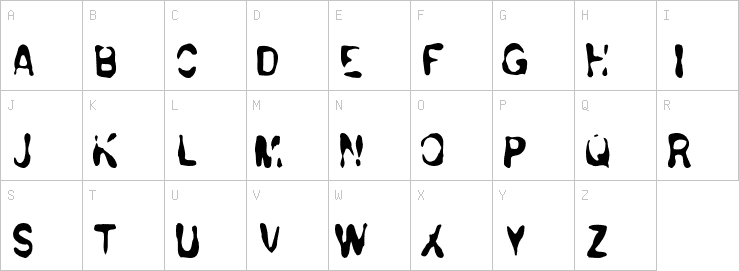 Uppercase characters