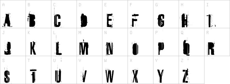 Uppercase characters