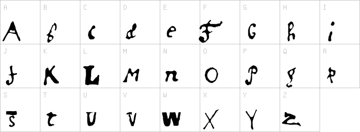 Uppercase characters