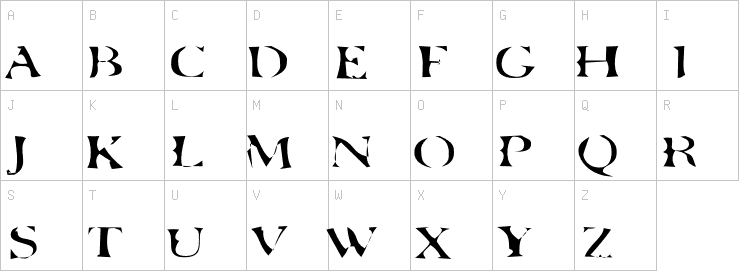 Uppercase characters