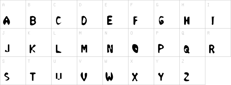 Uppercase characters