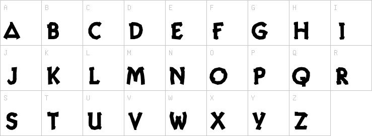 Uppercase characters