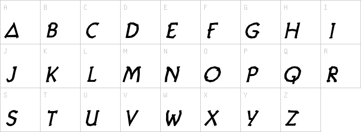 Uppercase characters