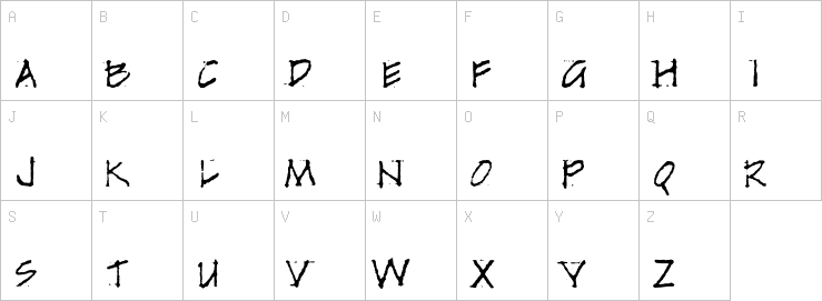 Uppercase characters