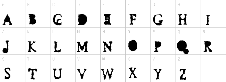 Uppercase characters