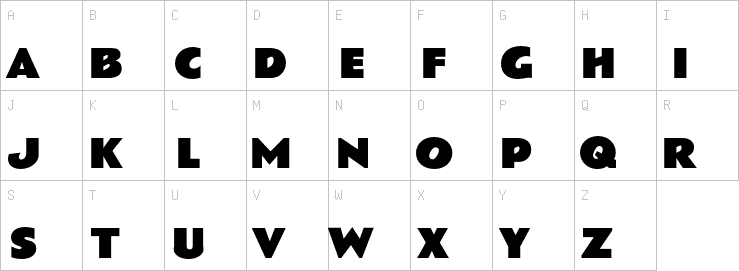 Uppercase characters