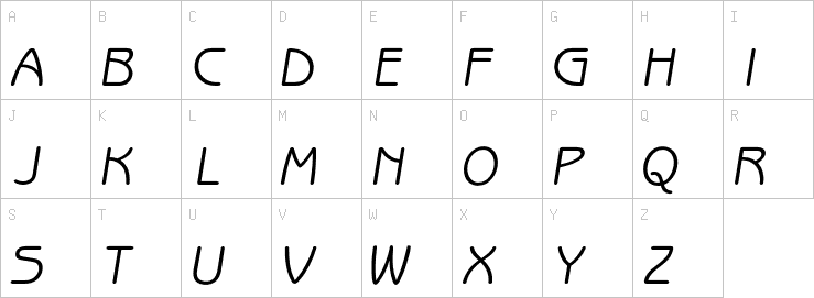 Uppercase characters
